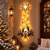 Generic Decorazione da parete per presepe illuminata, stella della fede di Betlemme | LED da appendere alla parete con scena della sacra famiglia e luci calde per casa, camino e ingresso, decorazione natalizia