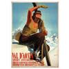 Posterlounge Val d'Aosta Poster | 30 x 40 cm di Vintage Ski Collection Quadri Decorazione per pareti