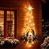 APRILADY Decorazione da parete illuminata per presepe, Betlemme, stella della fede | Appendino da parete LED con Sacra Famiglia e luci calde per casa, caminetto e ingresso, luci LED calde