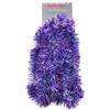 Christmas Concepts® 3m / 9.8ft Orpello di Natale grosso/fine - Decorazioni natalizie - Tinsel di alta qualità (Viola, Blu e Argento)