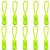 LHZHLE Zip Pull di ricambio per valigia: 10 pezzi giallo fluorescente cerniera tira corda per borse giacche bagagli