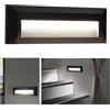 Planetitaly Faretto segna passi esterni fissaggio a muro IP65 luce naturale 4000k 3.5w 230v