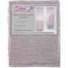 Tex family COPPIA tendina SISSI a VETRO MODERNA larga cm 70 Regolabile a Cordine ROSA - COPPIA (2 TELI) CM. 70X150