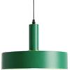 XIRYTU-H 30cm Lampada a Sospensione Moderna in Metallo con Accenti Dorati, Altezza Regolabile, Lampadario da Soffitto Industriale E27 per Soggiorno, Camera da Letto, Caffè, Bar (verde scuro)