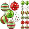 Hemasa 12 palline di Natale a tema Grinch, decorazioni per albero di Natale, decorazioni in plastica