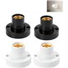 TFZZZDP 4 adattatori per portalampada E14, adattatore per lampadina a LED, attacco piccolo E14, adattatore per lampadina, attacco universale