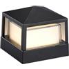 Jnchdghwa Lampade da Esterno A Testa di Pilastro 12W Impermeabili LED per Cortile, Giardino, Lampada per Patio, Luce per Cancello e Colonna.