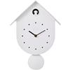 I-TOTAL® - Orologio a Cucù da Parete Colorato con Cane - Design Moderno, Orologio Decorativo per Casa, Cucina e Cameretta (BIANCO)
