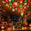 Generic Proiettore da Soffitto a Forma di Albero di Natale Plug-and-Play，1 pezzo | 6 Scene Festive da Proiettare,USB,a un Albero con Luce LED,per Camera da Letto,Soffitto,Scrivania e Decorazioni Natalizie