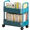 Shurzzesj Carrello di rotolamento di stoccaggio a 2 livelli, carrello di utilità di rotolamento, carrello di utilità della cucina con ruote, rack di stoccaggio, rack di frutta e verdura, scaffalatura mobile,