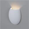 B·LED BARCELONA LED BARCELONA LED Applique da Parete in Gesso Bianco G9 Mery 125x100x50mm Piccola Moderna Minimalista Scandinava Verniciabile Lampada Decorativa per Salotto Camera Hotel Corridoio Interno