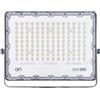 Generico O.N Faretto solare da esterno con luce fredda, faro led con pannello solare e sensore per accensione automatica, lampada led da parete con fotovoltaico 4000K 2400lm