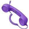 Generic Cornetta per Telefono retrò con Connettore di Tipo C, Cornetta per Telefono Cellulare Cablata per Casa, Ricevitore Portatile in Stile Telefono Vintage con Microfono E Altoparlante