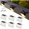 ActSo luce solare led esterno per scale muretti,segna passi per esterno luce solare,pannelli solari per luci esterne,luces solares led exterior jardin balizas,auto ON/OFF,luci solari impermeabili-A||8PCS