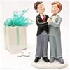 Ingrosso e Risparmio Statuina sposi in Resina Coppia Gay per unioni civili tra Uomini - Bomboniera Matrimonio, unioni civili,Topper Torta (Kit 1 pz + Confezione)