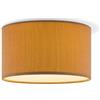 home sweet home collection Home Sweet Home Plafoniera scandinava | Marrone | Cilindrico | Paralume in velluto a coste | ø30x17cm | Per lampadine LED E27 | Adatto per soggiorni e camere da letto