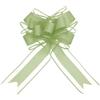 QUARKZMAN 20pz 9 Pollici Extra Grande Tirare Fiocco Dono Incarto Army Verde | per Matrimonio Cestini Regali Natale Festa, Grande Organza Fiocchi Nastro