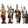 Holyart Presepe Pasquale: Soldati romani 4 pz presepe 9 cm