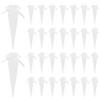 THQAE 30 Pezzi Coni Riso Matrimonio Bianchi, Conetti Portaconfetti in Carta per Confettata, Scatoline Porta Confetti e Riso per Matrimonio, Battesimo e Comunione, Scatole Regalo a Forma di Cono