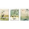 ABCWARRT Moderno Paesaggio Poster Acquerello Verde Bamboo Immagine Stampa Naturale Giapponese Orientale Tela Pittura Soggiorno Decorazione della Parete (20 * 30cm Senza Cornice,4)