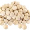 CYEER 100 palline di legno senza foro (diametro 30 mm) - Perle di legno naturale non trattate - Palline lisce per dipingere e decorare - Palline in legno massiccio per progetti fai da te e decorazioni