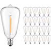 Generico Lampadina a Bassa Tensione ST38, DC 3V 12V 24V LED E12 Lampadine di Ricambio solari per sistemi di batterie solari off-Grid RV Illuminazione Marina