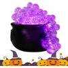Generico Set Di Calderone Gorgogliante Di Halloween - Grande Calderone Della Strega Con Effetto Fumo Luminoso, Treppiede Con Decorazioni Per Squisito Bollitore
