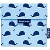 Roll'eat ® - Snack'n'Go Animals, Borsa per panini riutilizzabile, ecologica, senza BPA, balene