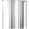 Labbe Ferri da Maglia Set di Ferri da Maglia in valigetta 2,0 mm 2,5 mm 3,0 mm 3,5 mm 4,0 mm 4,5 mm 5,0 mm 5,5 mm 6,0 mm 7,0 mm 8,0 mm 11 coppie di 14 (36 cm)