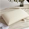 WJIANY Cuscino in Lattice Naturale Premium al 100%, Cuscino da Letto per Il Riposo con Fodera Rimovibile in Cotone, Alleviamento della Pressione, Durevole,1 Piece