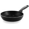 GreenPan Torino 20 cm Padella in Ceramica Antiaderente Sano, Senza PFAS, Induzione, Lavabile in lavastoviglie, Adatta al forno fino a 160°C, Nero