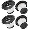 Donkivvy 4 filtri per aspirapolvere compatibili con aspirapolvere senza fili H.Koenig UP600 UP810 PowerClean