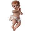 Holyart Statue Gesù Bambino: Statuina Bambinello h reale 10 cm resina