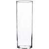 INNA-Glas Vaso cilindrico in Vetro Sansa, Trasparente, 50cm, Ø 19cm - Portacandela/Vaso da Tavolo