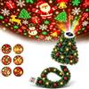 YOZO Plug and Play HD USB Christmas Tree Projector with 6 Festive Scenes | proiettore natalizio da interno, Plug-In Flexible Tree Lamp for Bedroom, Ceiling, Desk and Holiday Decor