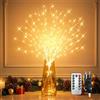 Cirimiriu Luci a Ramo LED, Set da 3 Luci a Ramo di Betulla con 180 LED Bianco Caldo | 8 Modalità, Telecomando e Timer, Luminosità Regolabile,Rami luminosi LED adatti per Decorazioni Natale In attesa delle feste