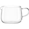 Leonardo Tè per Tee, bricco per latte in vetro borosilicato, con manico e beccuccio, fatto a mano, altezza 7 cm, diametro 9,7 cm, capacità 350 ml, lavabile in lavastoviglie, 1 bricco per latte