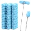 lompyeu Piumini Catturapolvere per Swiffer 30 Duster Piumini Starter Kit Duster | 180 cm Asta Telescopica 360° Cattura Polvere,per Soffitto Ragnatela Ventilatore Tenda Mensole Finestra