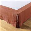 Mylittlebed Coprirete effetto farfalla, 100% doppia garza di cotone, altezza 30 cm [ coprirete] (arancione terracotta, 140 x 190 cm)