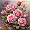 DOUKOYEE Rose Diamond Painting Kit Completo,Fiori Colorato Pittura Diamante 5D Adulti Bambini Diamantini Stitch DIY Crystal Art Decorazione Casa e Pareti Creazione mosaici (C)