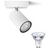 Philips Kosipo Faretto da incasso, colore bianco, 1 faretto da incasso, con interruttore Scene LED Philips Gu10 50 W