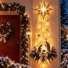 Generico Decor Da Parete Luminosa Natività, Lucis Natalizie Da Parete Scena Natività | Appendere Parete Nativity Scene LED Luce Calda, Acrilico 2D Religioso Luminoso Lucis Nativity Decorazione Natalizia Per Casa