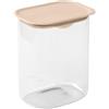Brabantia Grande contenitore per alimenti secchi, 2 litri, con misurino integrato, progettato per cereali, avena o ingredienti da forno in dispensa