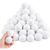 AURALIN Palline di neve finte, confezione da 30, 5 cm, morbide, lavabili in | Palline di neve morbide e realistiche lavabili in lavatrice, senza freddo o disordine per combattere le palle di neve