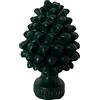 GMM Sculture Siciliane, Classica, Moderna, Decorativa, Ornamentale, Soprammobile Design Siciliano, Oggetto tipico, Bomboniera H 7cm (Verde-scuro)