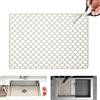 Volminex Tappetino Lavello Cucina, Sottopentola Silicone, Bianco 42×31cm | Proteggi Lavello Cucina, Antiscivolo Tappetino per Piatti, Protezione per Lavello, Sgocciolatoio per Lavandino da Cucina