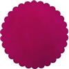 Nonsoloconfetti 100 Pz. Velo VELI di Fata Tulle Organza Tondo VELETTI BOMBONIERE Fai da Te Confetti (Fucsia)