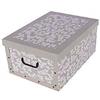 Miss Space Box scatola bauletto in cartone cambio stagione sottoletto 51x37x24 cm con coperchio