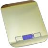 MOKLYF Bilancia da Cucina Elettronica 5/10kg Bilancia Digitale di precisione in Acciaio Inox LCD Strumenti di Misura del Peso Bilancia in Grammi Bilancia di precisione(Un colore-Oro-5kg 1g