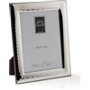 ARTÉ 10x15 Cornice per foto, Made in Italy, elegante placcata in argento, Silver Plated antiossidante, Bellissima cornice in Silver Plated con retro in legno mogano 122Z/10x15